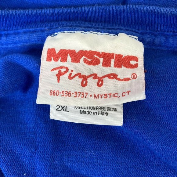 Vtg Mystic Pizza A Slice of Heaven T Shirt 2XL 80s - Picture 6 of 9